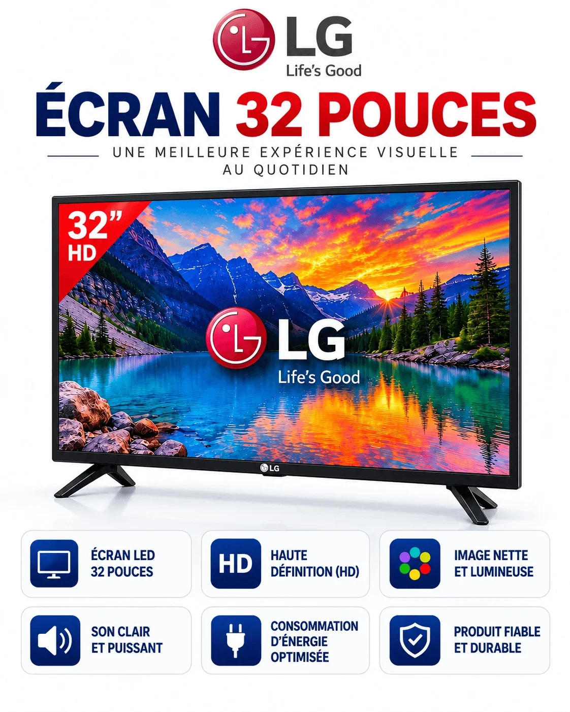 Téléviseur LG 32 pouces HD