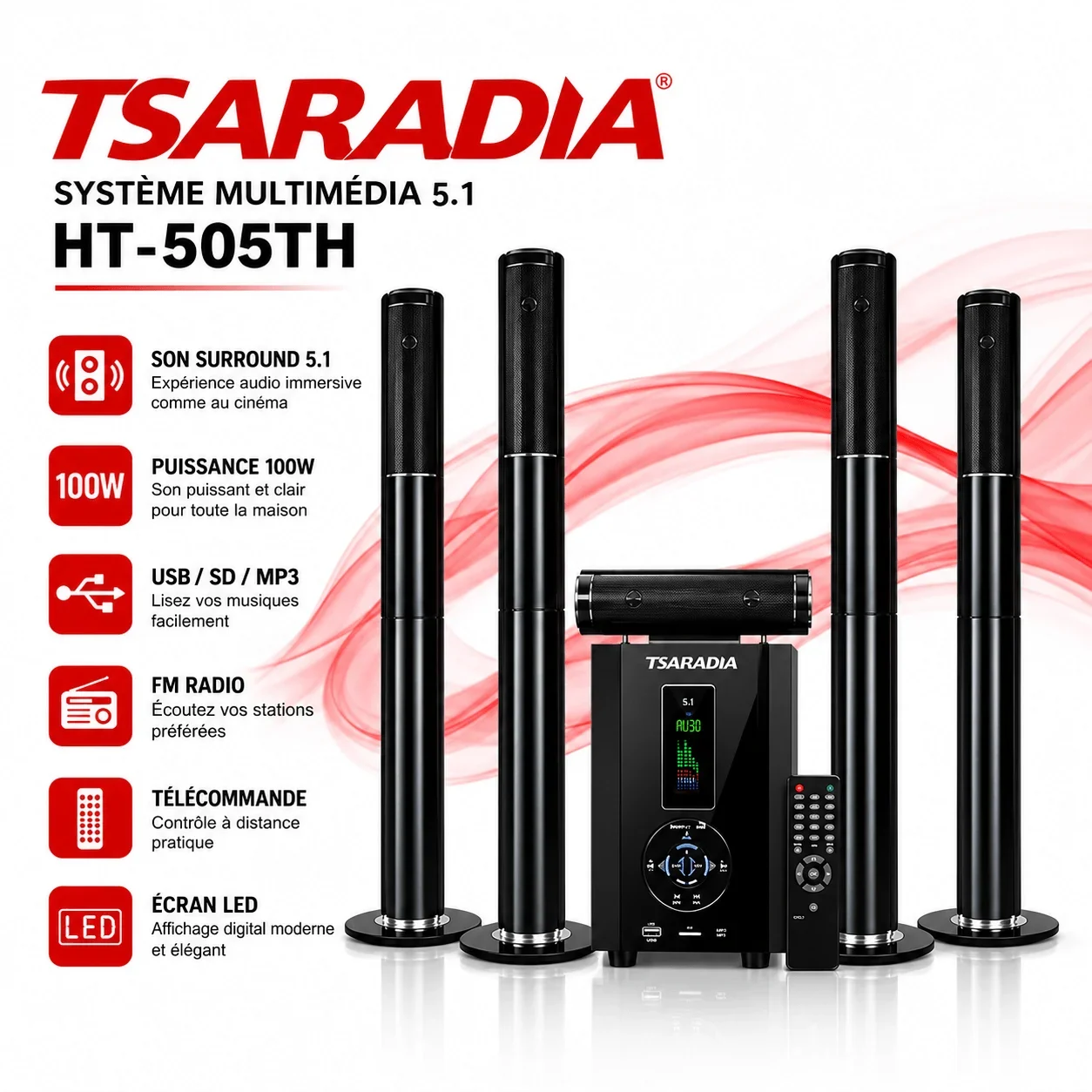 TSARADIA HT-505TH Système ti média mingi