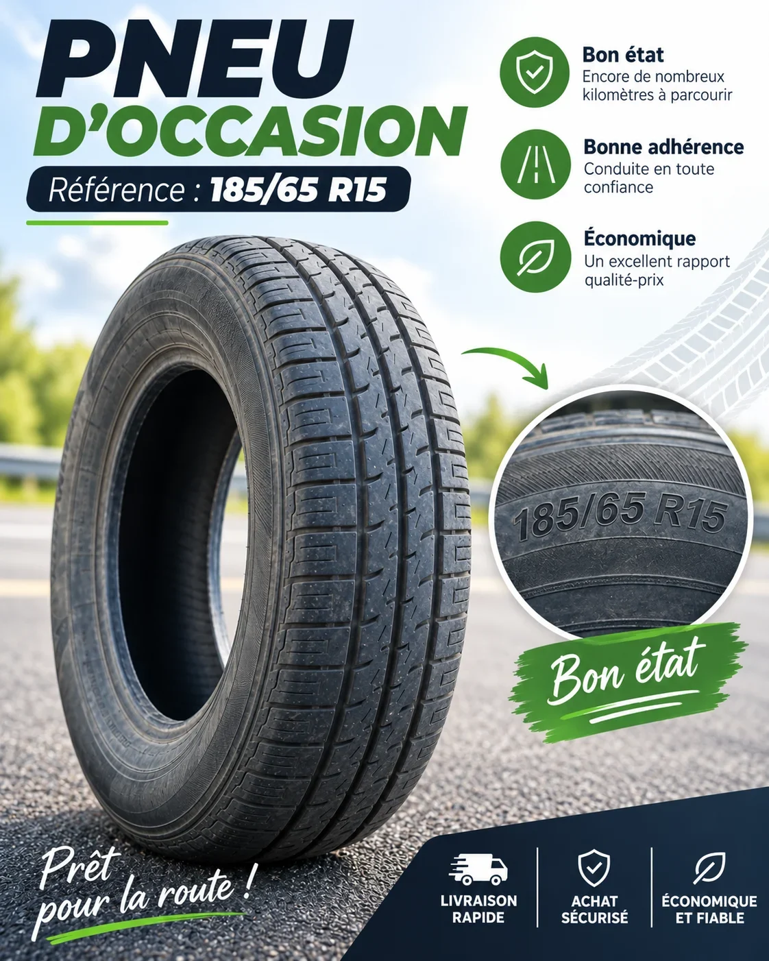 Used tire 185/65 R15