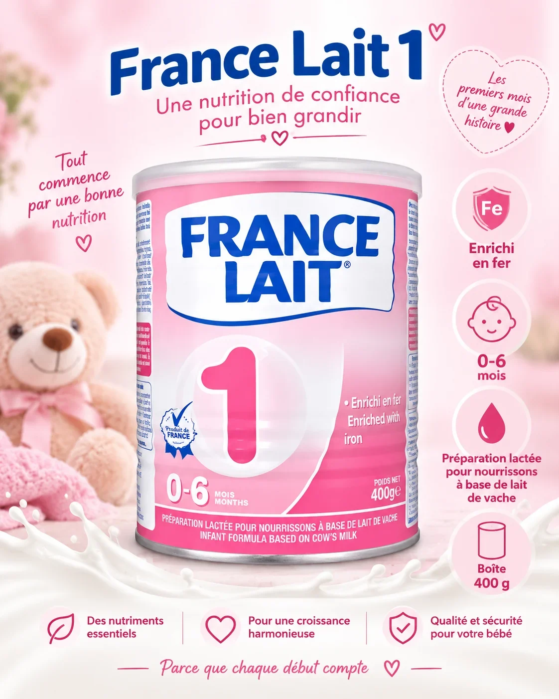 Infant formula France Milk 1