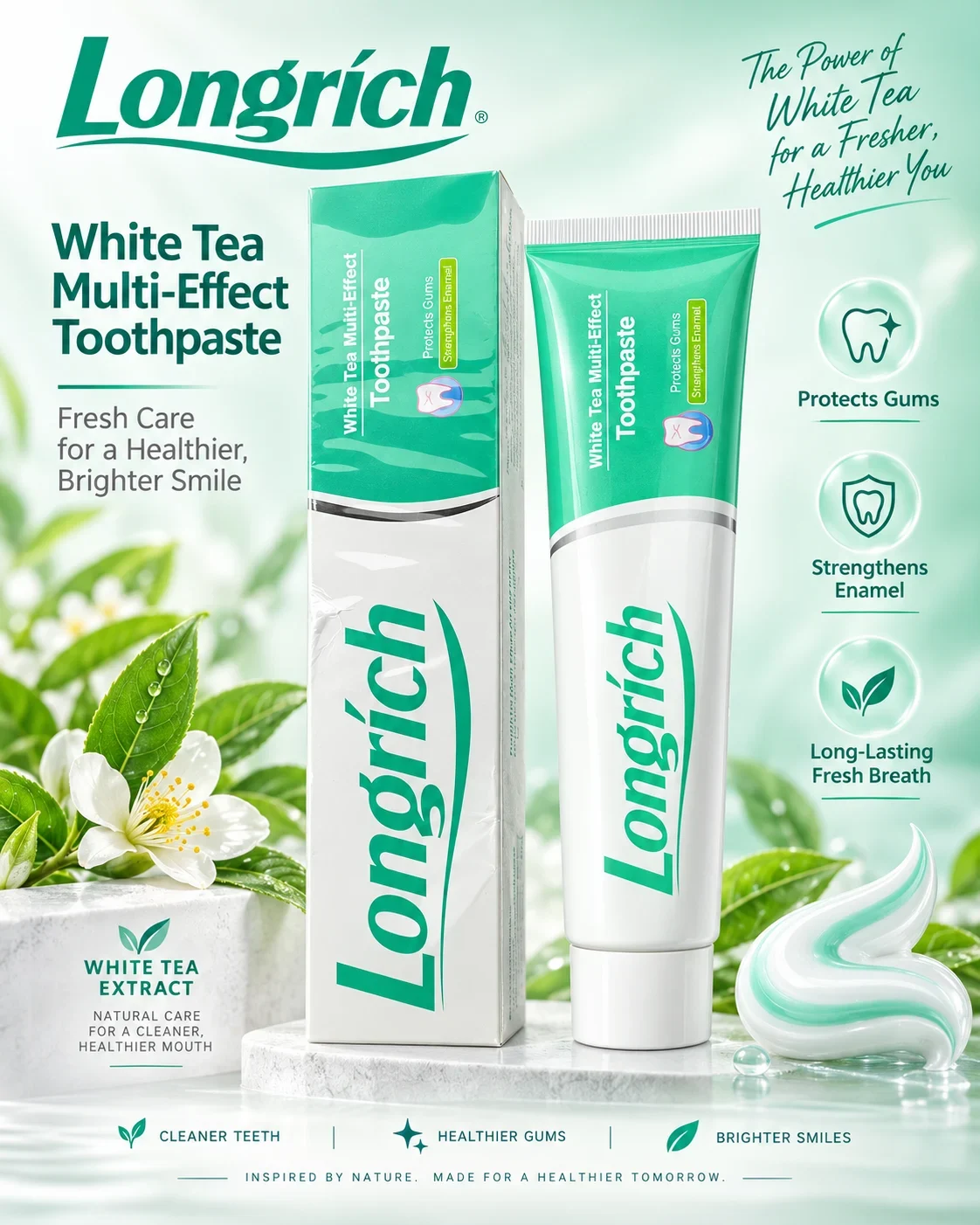 Longrich White Tea Multi-Effect Toothpaste