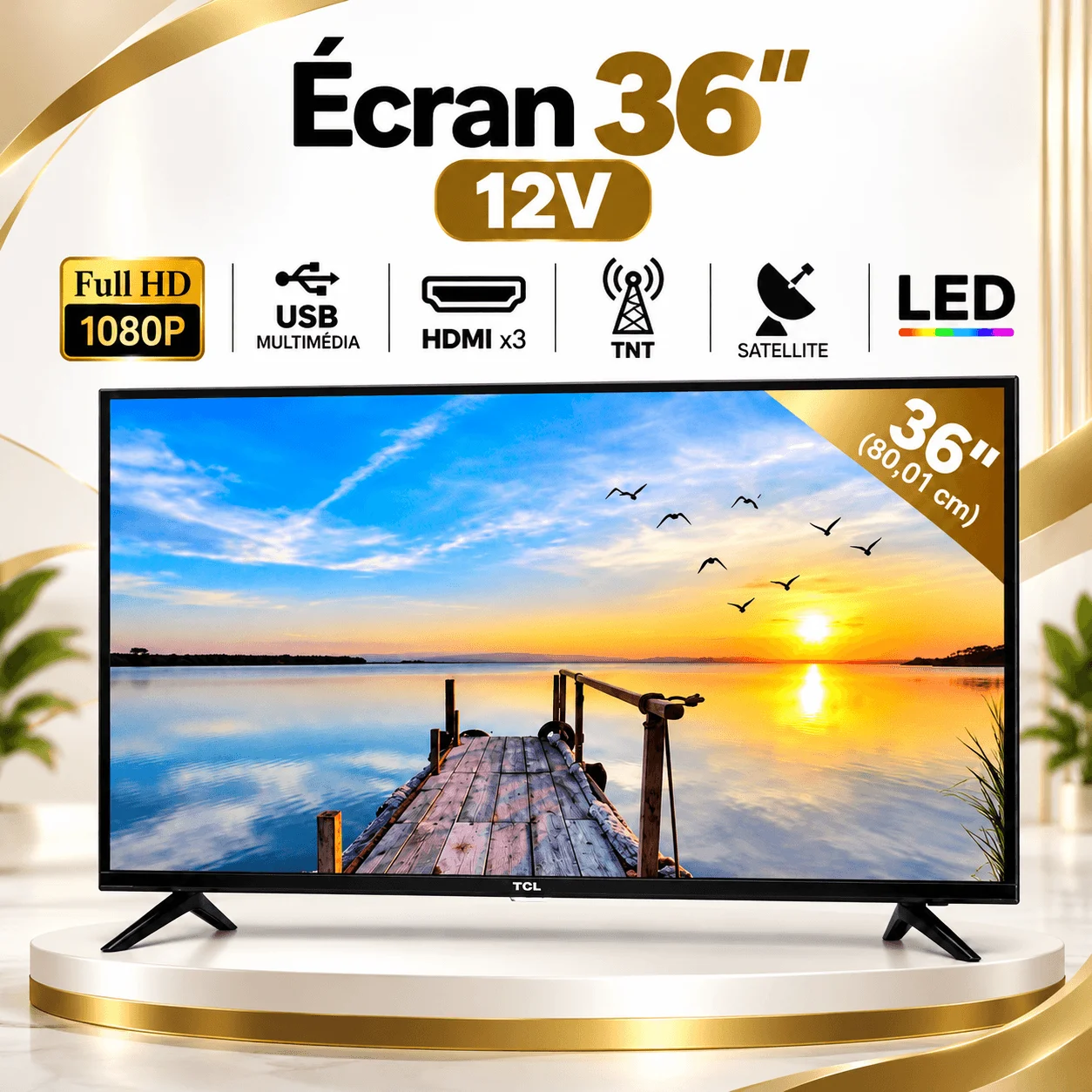 TCL 36-inch Full HD 1080P LED TV