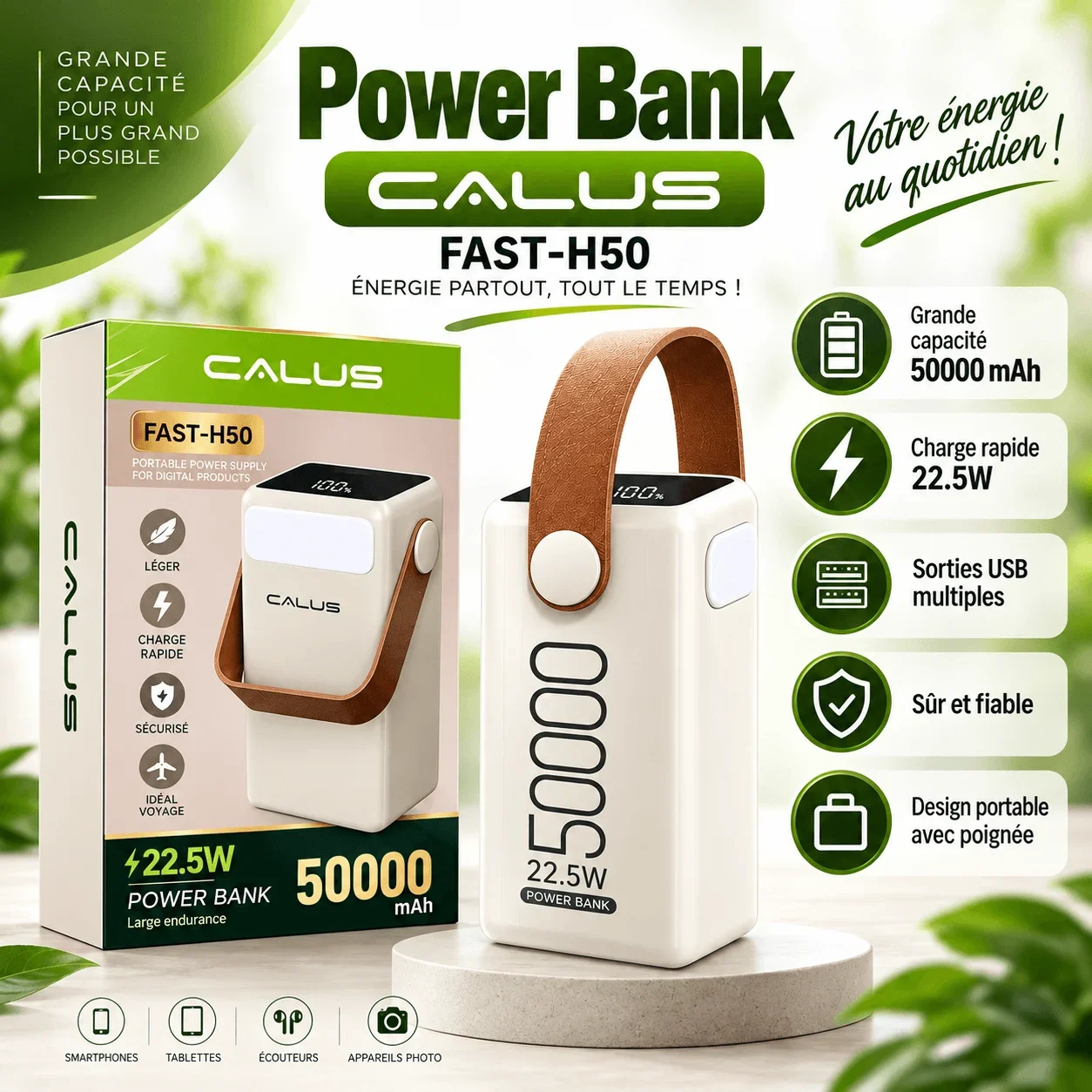 CALUS FAST-H50 external battery