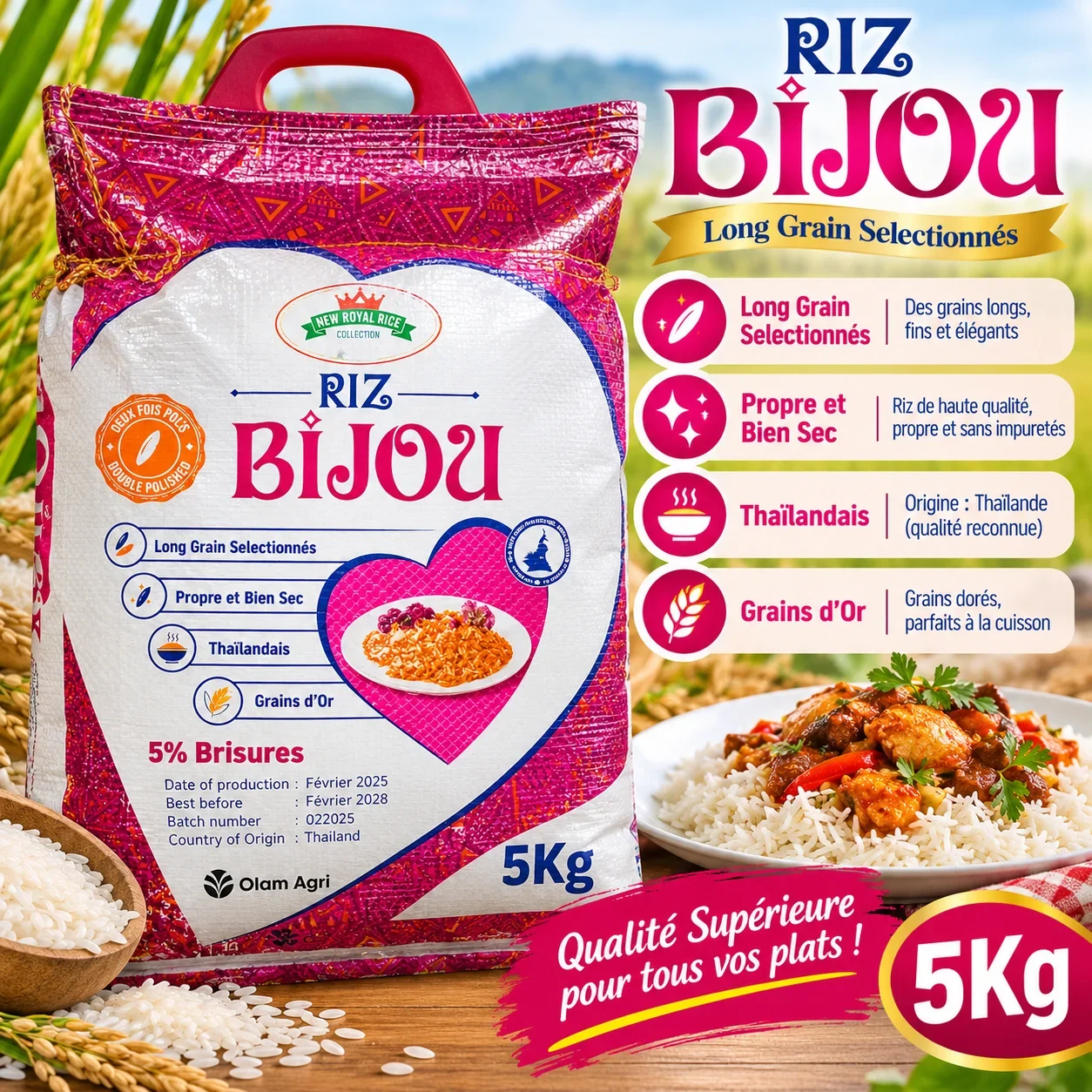 Bijou Rice - 5kg