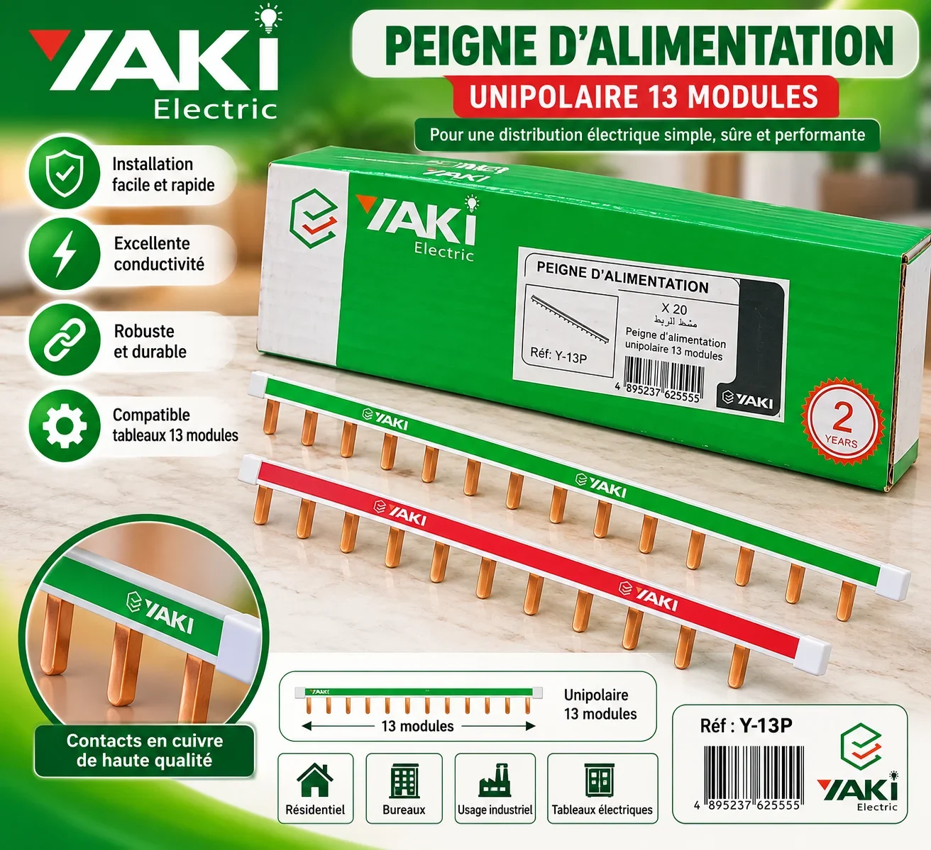 Pack of 20 YAKI Electric Y-13P Feeding Combs