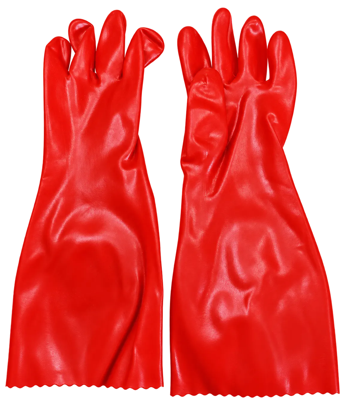 Paire tî gants rouges tî protection na manche nda