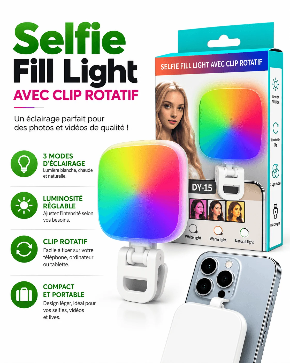 Selfie Fill Light