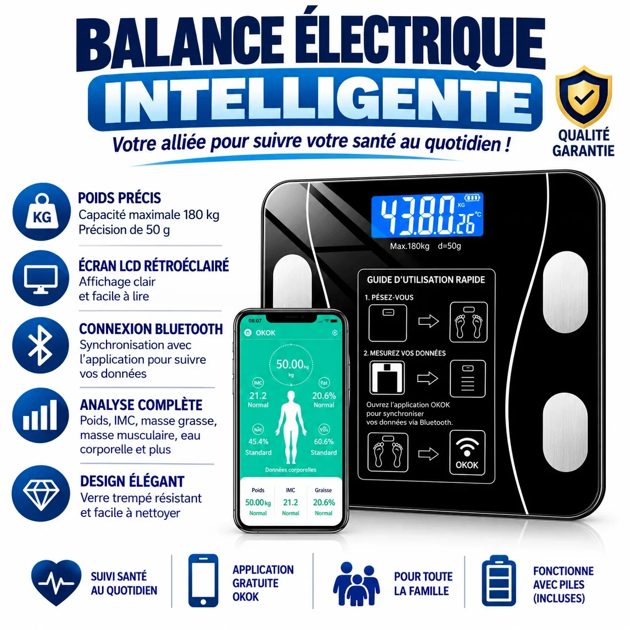 Smart electric scale