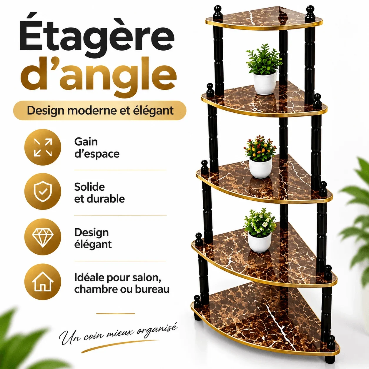 Etagère ti coin