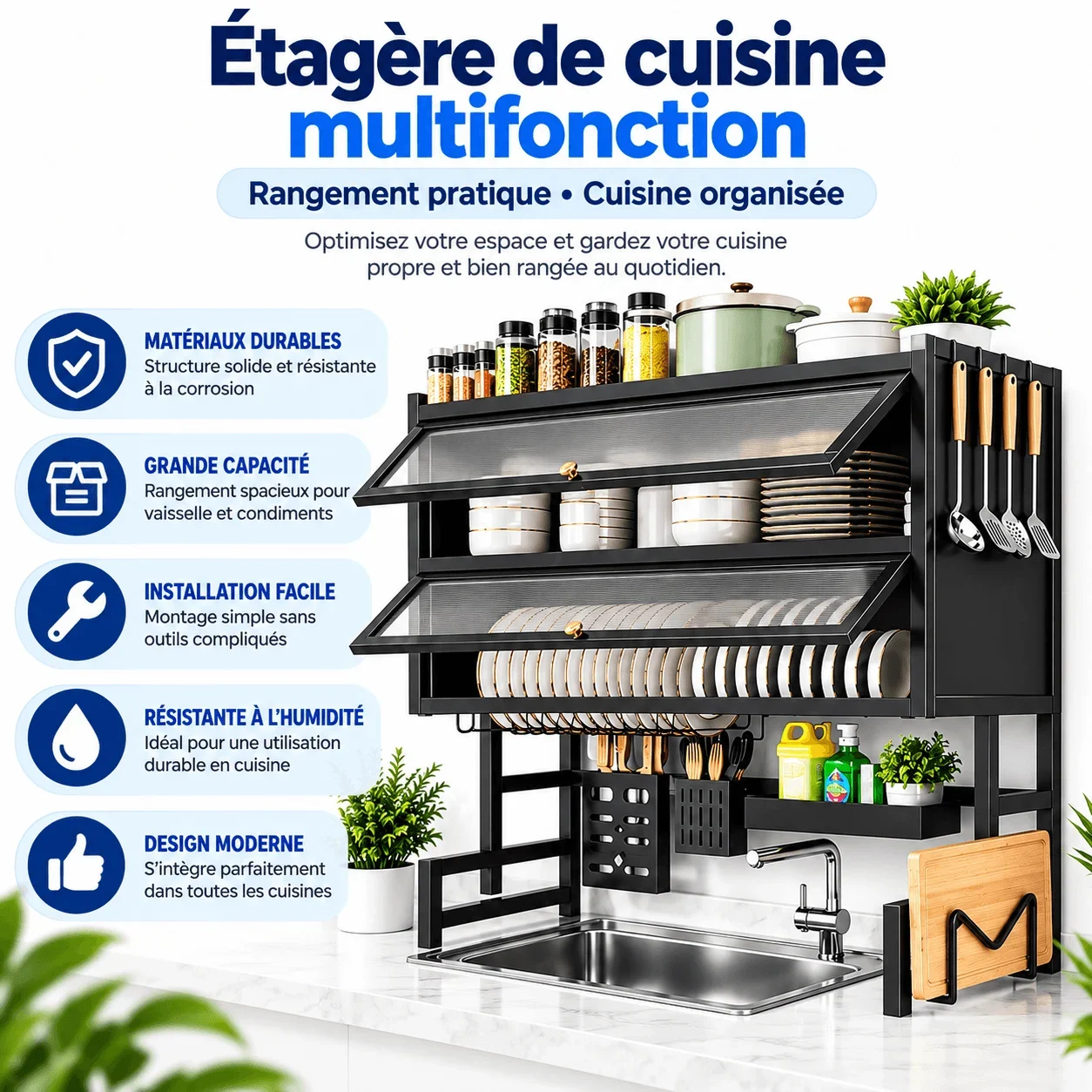 Etagère ti cuisine so ayeke sara kua mingi
